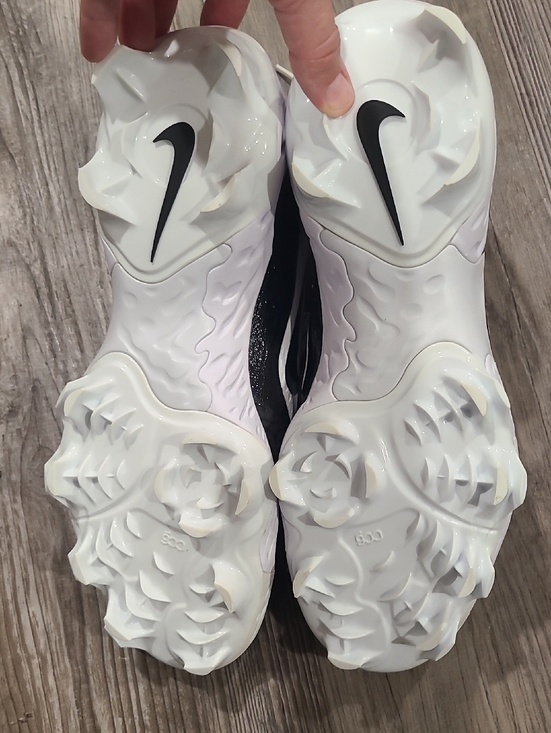 NikeAlpha Huarache Elite 4 Low MCS \'White Black Size 10 main image 6